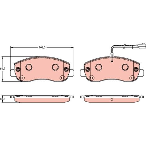 TRW GDB1910 Tamponi anteriori TRW HAM (1/5)