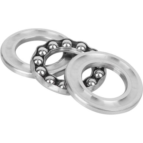 5 roulements à billes axiaux plans 51103, pièces de quincaillerie industrielle précises et silencieuses (1/3)