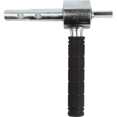 Adaptateur hexagonal à connexion rapide 18 mm 20 mm pour tarières électriques avec poignée en caoutchouc, offrant une manipulation sûre et un assemblage facile (1/5)