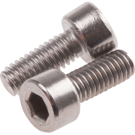 Vis à six pans creux, M4 x 10mm, en Acier Inoxydable ( Prix pour Sachet de 20 )