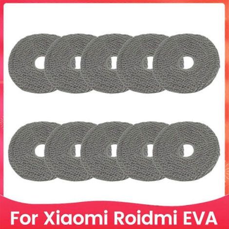 Packung mit 10 Ersatzreinigungstüchern für den Xiaomi Roidmi EVA Saugroboter (1/5)