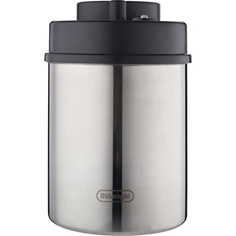 De'Longhi Vacuum Canister Caffè, Contenitore Sottovuoto per Conservare il Caffè con Indicatore di Qualità Incorporato, Accessori Caffè per Chicchi di Caffè, Caffè Macinato, Capacità 1300 ml, DLSC063 (1/4)