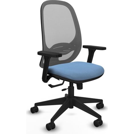 Silla de oficina piqueras y crespo Cilanco gris brazos ajustables (1/2)