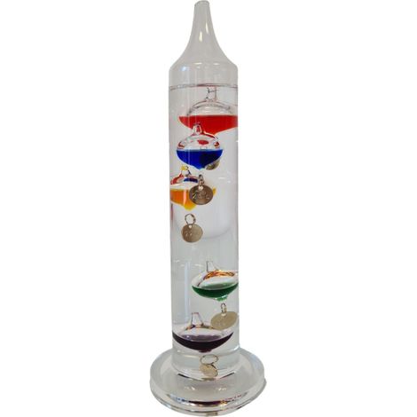 Signes Grimalt Thermomètre cadeau Thermomètre Galileo Galilei Pisapapèles noirs 8x8x28cm 62167