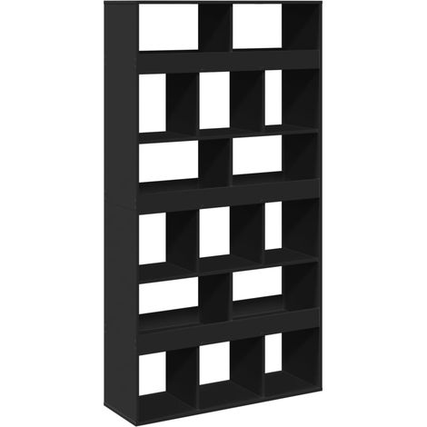 Maison Exclusive - Raumteiler Schwarz 100x33x187,5 cm Holzwerksto