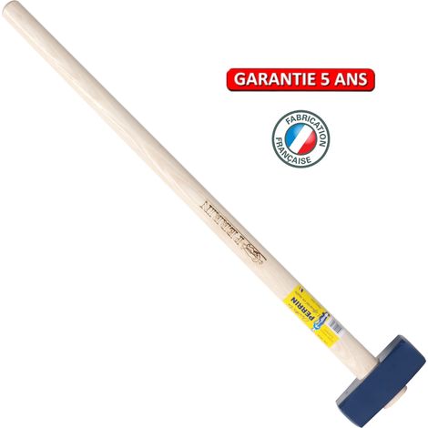 Martillo Bati Couple de 4 kg – Mango de madera de 90 cm con certificación PEFC – Herramienta de percusión OUTILS PERRIN