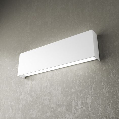 Applique Moderna Rettangolare Wally Metallo Bianco 1 Luce 2G11 40Cm (1/5)