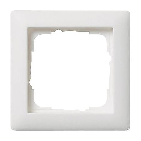 GIRA SIMPLE CADRE SYSTEM 55, STANDARD 55 BLANC PUR, MAT 021104 (1/2)