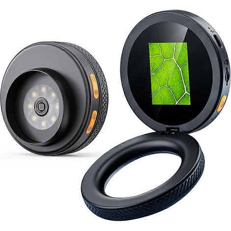 Microscope numérique portable, grossissement 500x, écran IPS 2 pouces et éclairage LED réglable pour la lecture (1/5)