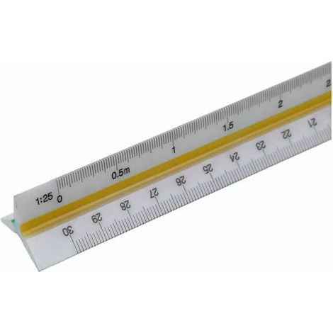 Règle De Mesure À Échelle Métrique Triangulaire 30cm Pour Ingénieur Architecte