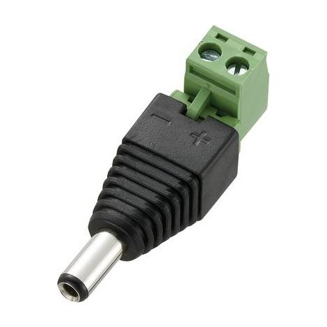 TRU COMPONENTS DC-11M-WT Connecteur basse tension mâle, droit 5.5 mm 2.5 mm 1 pc(s) Q670592 (1/2)