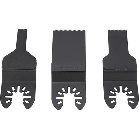 Lames de scie oscillantes multifonctions (lot de 3) : outil de coupe de précision pour métal, bois et plastique. (1/5)