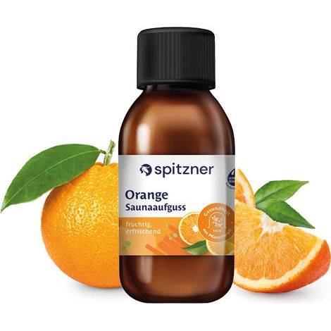Spitzner Saunaaufguss Orange 125 ml Wellness Sauna Aufguss Wellnessaufguss