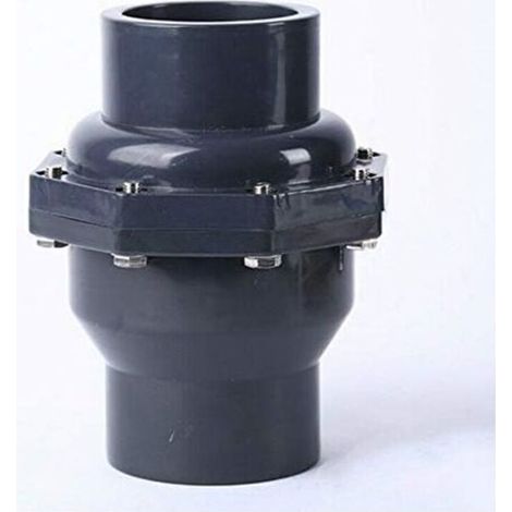 Clapet anti-retour, vanne de vidange, clapet de non-retour en PVC, diamètre intérieur 50 mm, DN40 (diamètre intérieur 50 mm) (1/5)