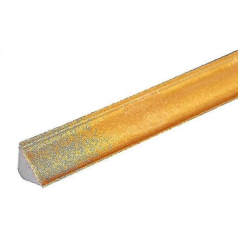 Bandes de calfeutrage et de finition flexibles et auto-adhésives pour sols, fenêtres, portes, plafonds et comptoirsxsGold (1/4)