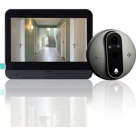 AFBAT Judas Numérique Connecté Wi-Fi – Écran LCD et Caméra de Porte Intégrée (1/5)