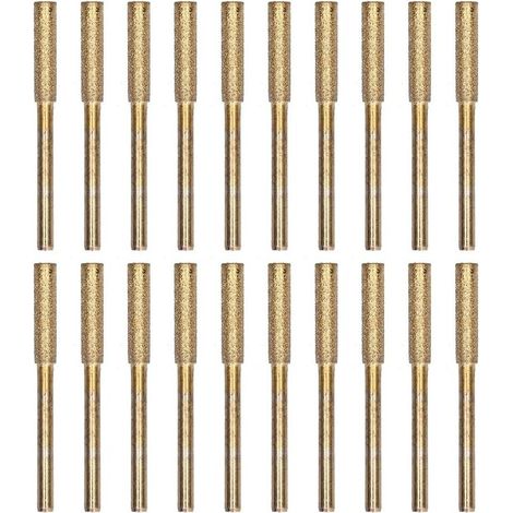 20pcs Meule à ébarber, Émeri, Affûtage rapide, Lame de scie à chaîne, Pour tronçonneuse (1/5)
