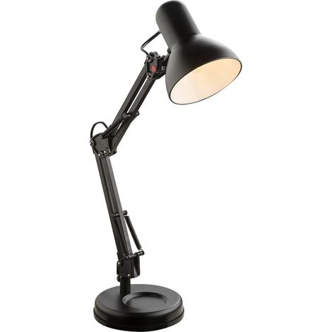 Globo Famous 60w Lampe de Table Noir Design Moderne (1/3)