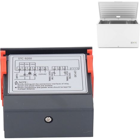 BERM® Digitaler Temperaturregler -50℃～50℃ für Gefrierschränke, intelligenter, einstellbarer Temperaturregler (1/5)