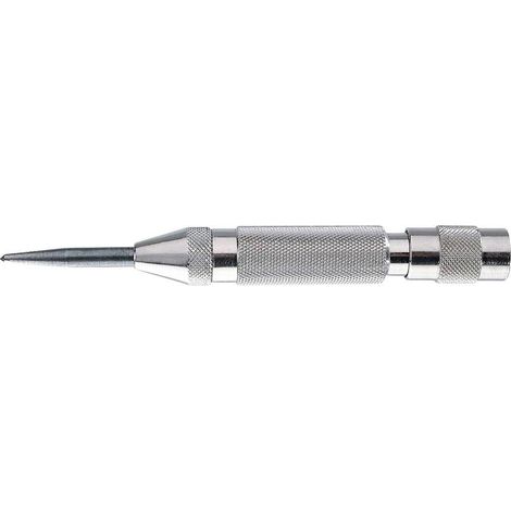 Un punzón automático metálico ergonómico de 125 mm
