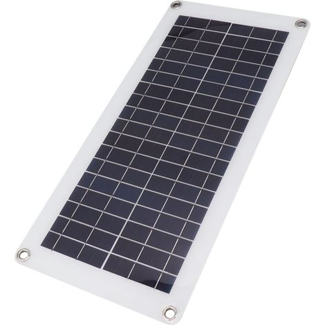 Ventilateur solaire avec panneau 10W 18V polysilicium portable, kit de panneau solaire avec contrôleur 30A (1/5)