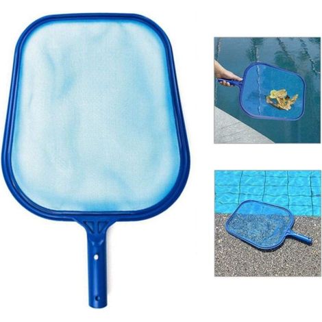 Filet de ramassage de feuilles, filet à feuilles, épuisette de piscine pour nettoyer les piscines, les feuilles et la saleté, sans manche (1/5)