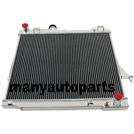 Radiador de aleación, capacidad de refrigeración mejorada, construcción de aluminio duradera, construcción soldada con TIG. (1/3)