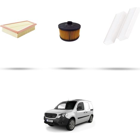 Kit tagliando 3 filtri compatibile con Mercedes Citan (W415) 112 84kw dal 2013 (1/5)