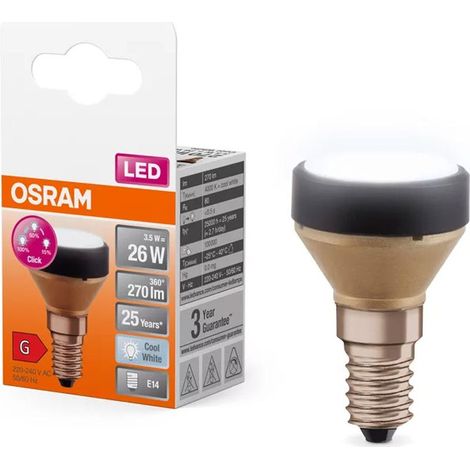 Ampoule Osram led star flat 3.5W dimmbar 4000K