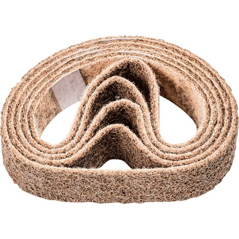 PFERD TOOLS Vlies Schleifband VB 35x450mm A100 G für Feinschliff und Finish mit Rohrbandschleifer 10 Stk