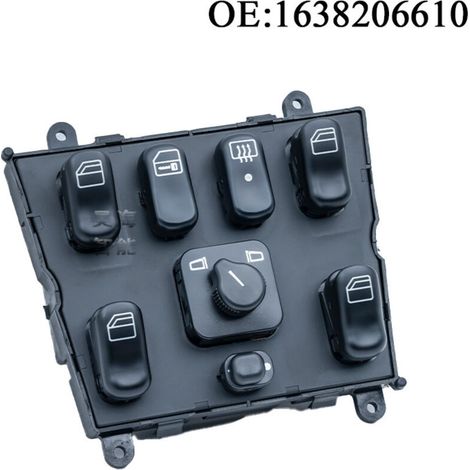 Die Referenznummer 1638206610 ist für Mercedes-Benz ML320 Autoteile und insbesondere für elektrische Fensterheberschalter geeignet. (1/4)