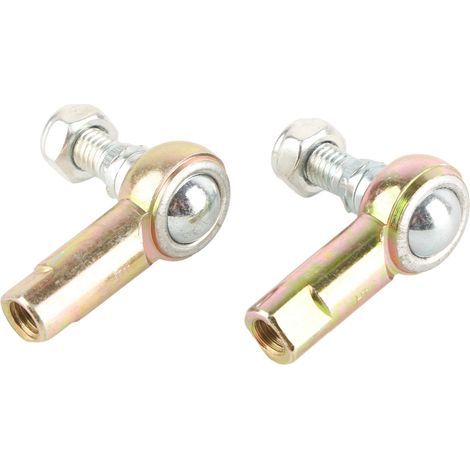 1 Paar 10-mm-Kugelgelenke für die Lenkstange für 110-cm³- und 125-cm³-Quads, Dirtbikes und Karts