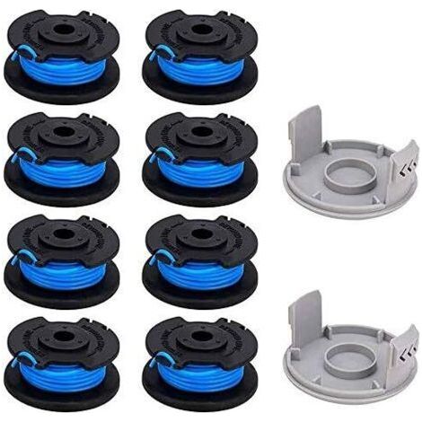 Ersatzspulen für Rasentrimmer, 10er-Packung mit 0,065 Zoll (1,65 mm) Faden, kompatibel mit Ryobi (1/5)