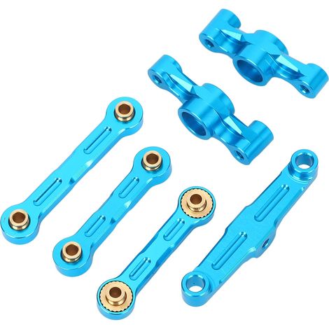 Biellette de direction en alliage haute performance pour voiture RC TT02 (bleue) (1/5)