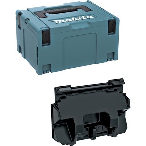 Valigetta MAKITA MAKPAC 3 + Vassoio Power Set DC18RD - 4 batterie (839205-3)