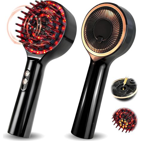 3 en 1 cheveux de massage du cuir chevelu - applicateur d'huile de cheveux à 360 ° massage électrique du cuir chevelu IPX7 imperméable à l'eau pour la maison et les voyages (1/5)