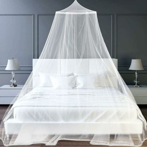 Double Bed Mosquito Net,Universal Double Bed Mosquito Net Tulle Fabric Outdoor Travel Mosquito Net,Single Bed Foldable Mosquito Net Baby Bed Canopy (1/5)
