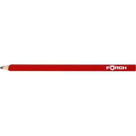 Lápiz de carpintero rojo FORCH - 240 mm