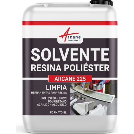 DISOLVENTE RESINA POLIÉSTER - Limpiador de resina poliéster sintética natural Gel coat Sustituto de acetona Pegado de elastómero