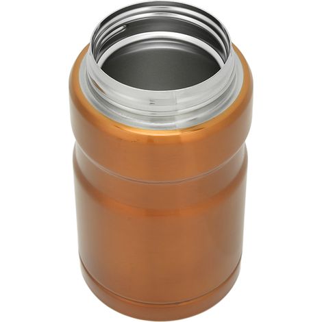 Isolierte Lunchbox (750 ml), Edelstahl, braun (1/4)