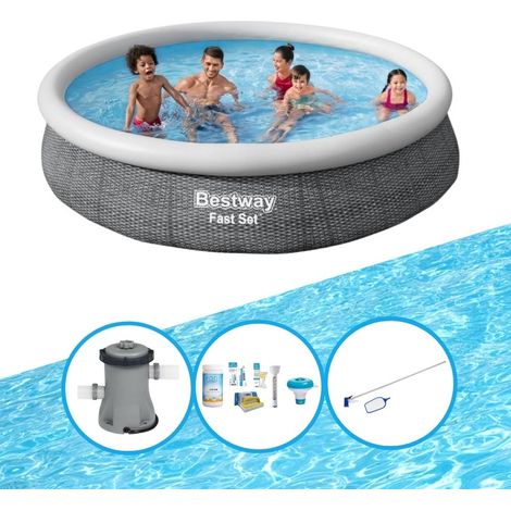 Bestway Bestway Fast Set Ronde - 366x76 cm - 4-pièces S22667 (1/5)
