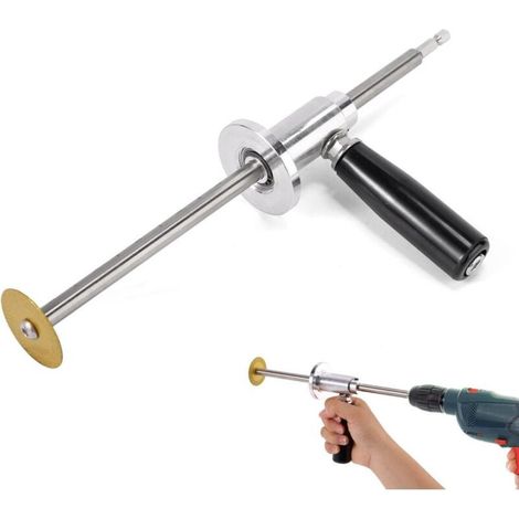 Coupe-tubes PVC, coupe-tubes en plastique en acier inoxydable avec roue et poignée, profondeur de coupe réglable de 17,78 cm, convient aux tubes PVC de 3,81 à 20,32 cm. (1/4)