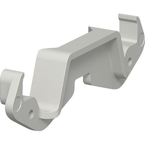 OBO Bettermann Bride de fixation de goulotte pour ouverture système 80 94x25x12 Polycarbonate/Acrylonitrile-Butadiène-Styrène gris clair..., 6288640 (1/2)
