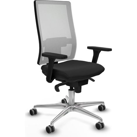 Bürostuhl piqueras y crespo Horna weiß Mesh und Kunstleder