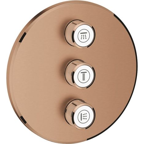 Grohe Grohtherm SmartControl - 3-fach Unterputzventil, Warm Sunset gebürstet 29122DL0 (1/5)