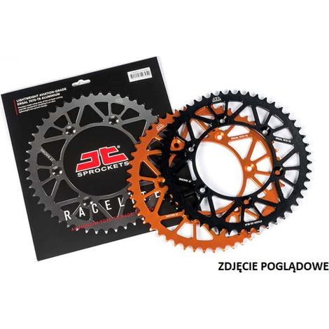 Piñón trasero JT JTA897 52BLK KTM SX EXC LC4 Aluminio Ligero y resistente