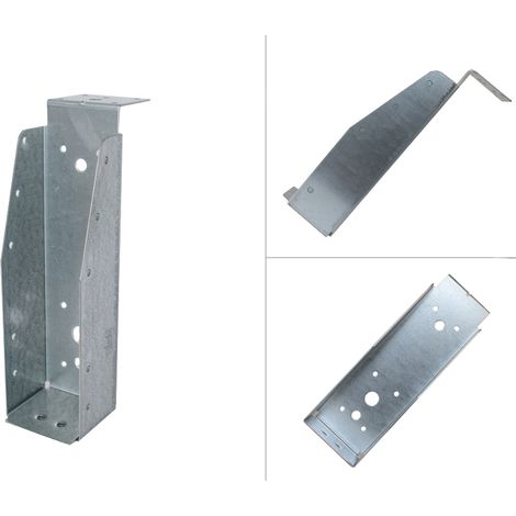 Sabot aile intérieure avec lèvre galvanisé pour poutres de 6.3 x 22.5 cm - Par pièce (1/3)