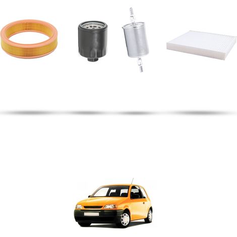 Kit tagliando 4 filtri compatibile con Seat Arosa 1.4 44kw Dal 1997 (1/5)