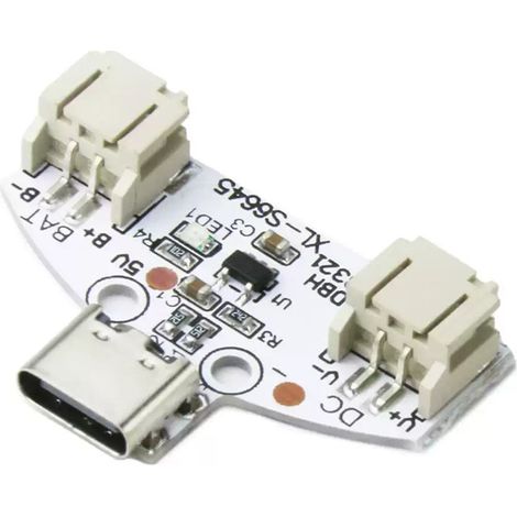 Lithium battery charging module with Type-C 3.7V USB interface for charging. (1/5)