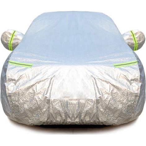 Wasserdichte SUV-Autoabdeckung – UV- und Hagelschutz – Maße 425 x 175 x 170 cm – Reißverschluss und reflektierende Streifen (1/4)